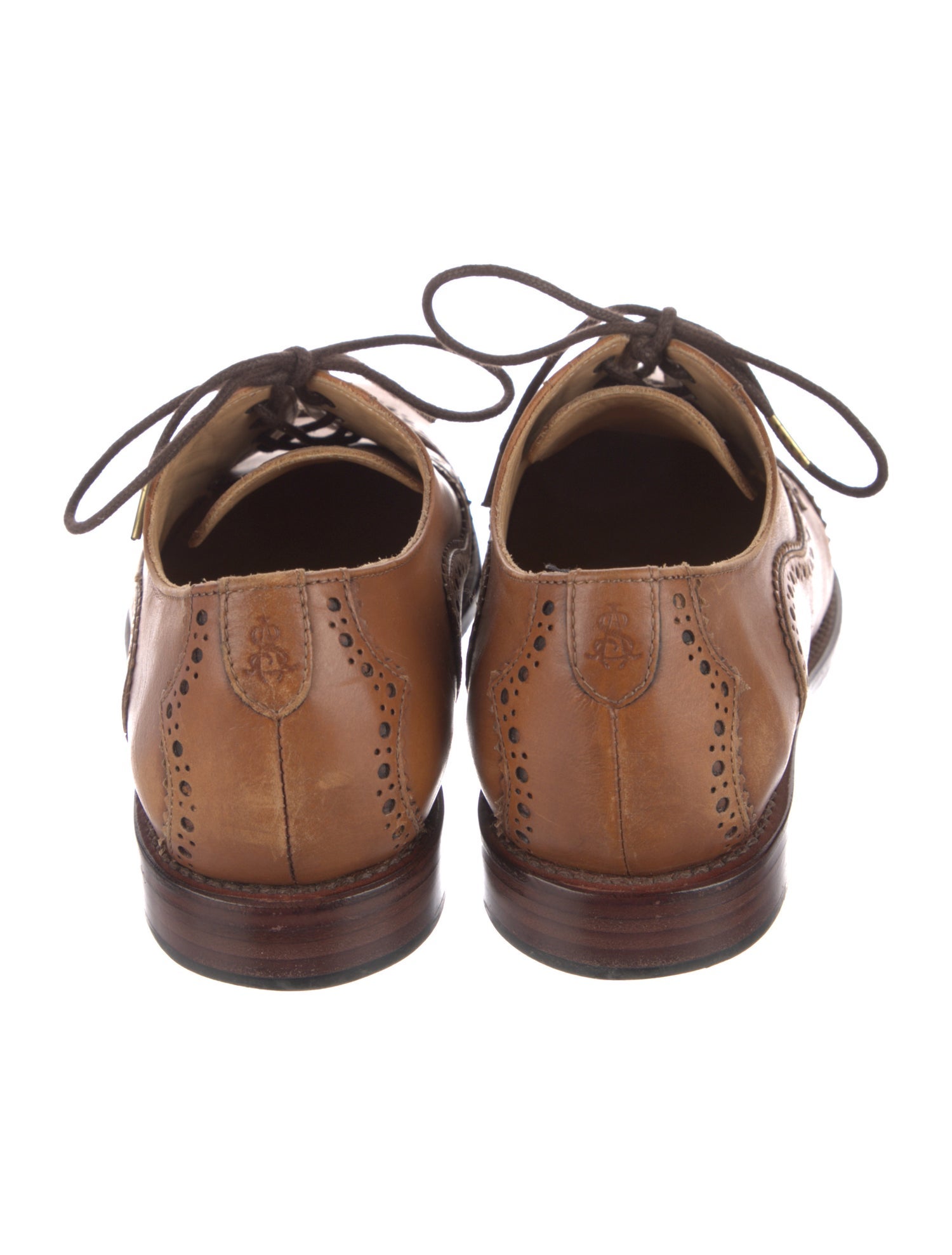 The Office of Angela Scott Leather Oxfords